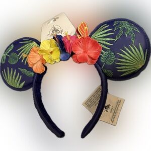 Disney Encanto Blue Floral Minnie Ears